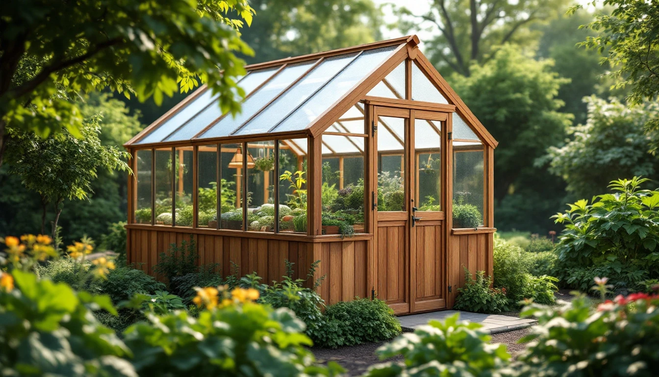 Serre de jardin en bois en kit : modèles disponibles, avantages