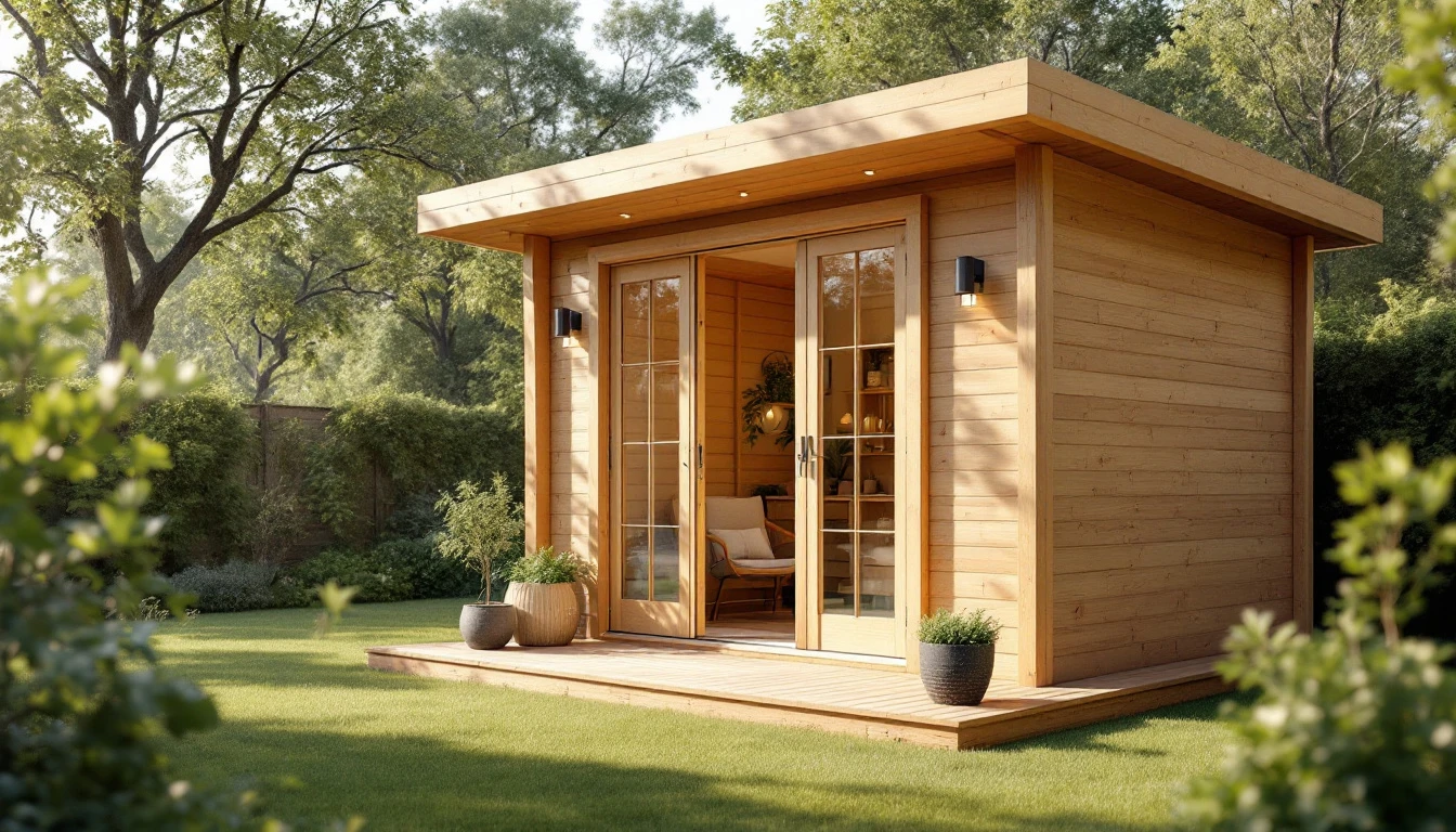 Un studio de jardin bois en kit
